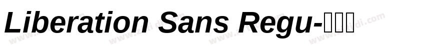 Liberation Sans Regu字体转换